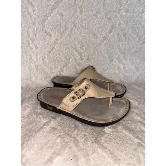 Alegria Shoes - Alegria Women's Sandals Beige/Tan US Size 6/6.5 Leather Upper